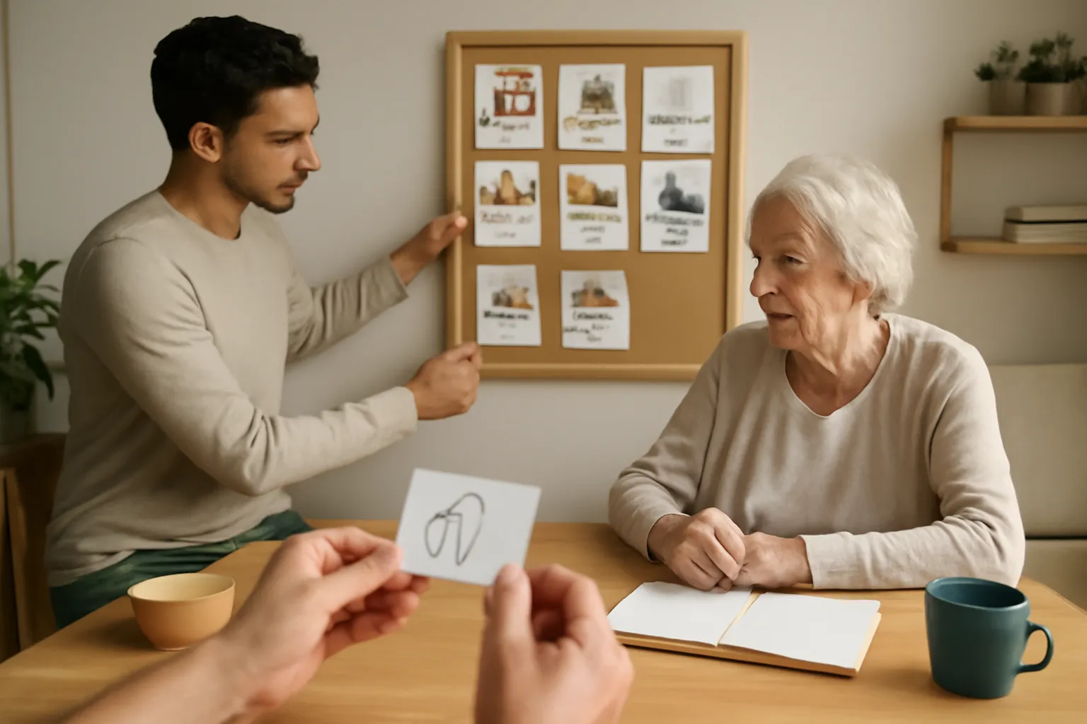 Orientação para familiares e cuidadores: como apoiar alguém com comprometimento cognitivo